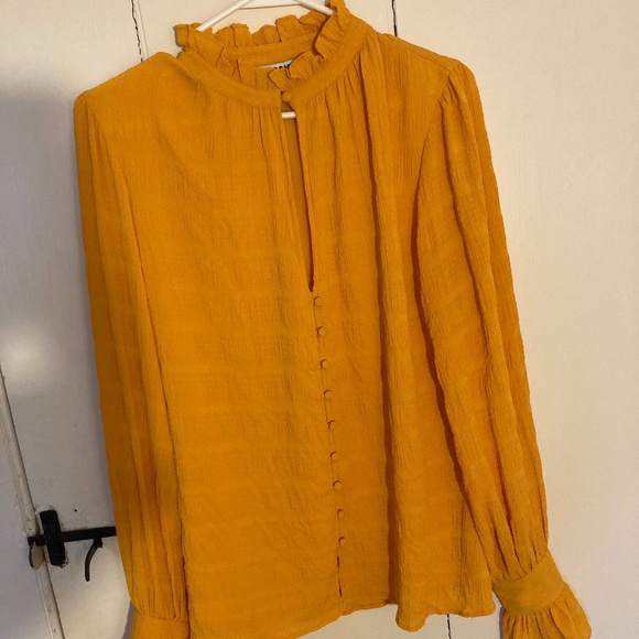 Walter Baker Poet Sleeve Blouse - Picture 1 of 3